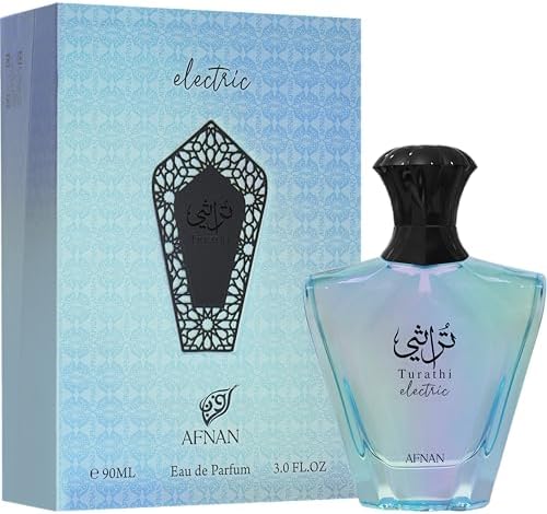 Afnan Turathi Electric Unisex Eau de Parfum, 3.0 Fl. Oz