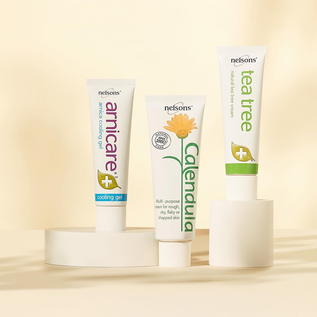 Nelsons Calendula Cream (50ml), Gentle Moisturiser For Face Hands Body, For Soothing and Hydrating Dry, Rough Skin, Non-Greasy, Paraben &amp; Fragrance Free, Uses Calendula (Marigold) Plant Extracts