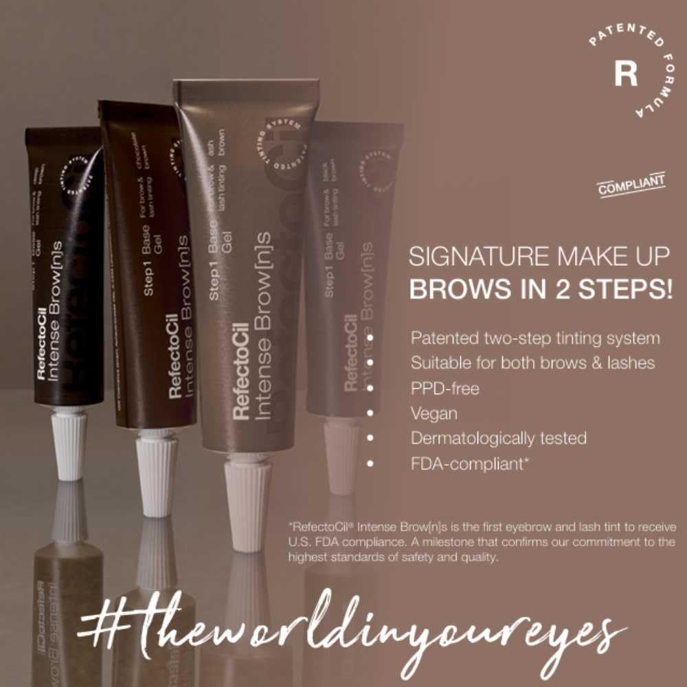 RefectoCil Intense Brow[n]s Base Gel - Step 1 - Black Brown 15ml