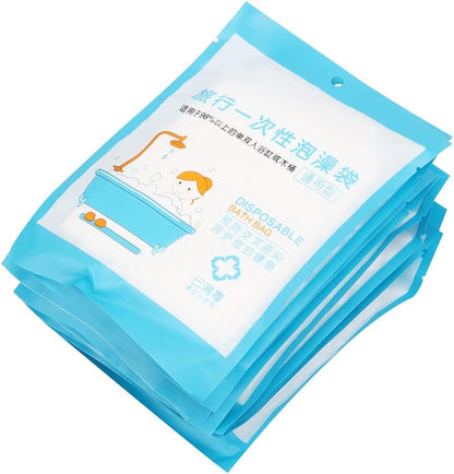 Oversized Bath Bag Cover Film, Avoid Cross, for Household Hotel Travel Spa, PVC, HDPE, 120cm, 520cm