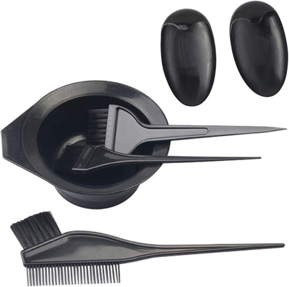 Hair Dye Kit, Hair Colouring Tools - Hair Colouring Bleach Bowl Hair Dye Brush Comb Ear Covers Glove Shower Cap Hair Clips Agitator,Professional Salon DIY Hair Dye Tools