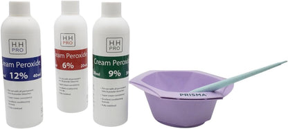 H.H Pro Cream Hair Colour Tint Peroxide Developer 6% 20vol 250ml