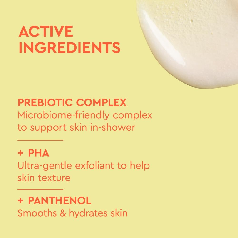BYOMA Smoothing Body Polish (300ml) For Breakouts and Textured Skin - Exfoliating Body Scrub with PHA and Panthenol - Restores Skin Barrier and Soothes Inflammation
