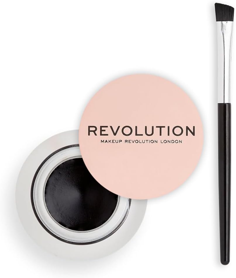 Revolution Beauty London, Gel Eyeliner Pot With Brush, 3g