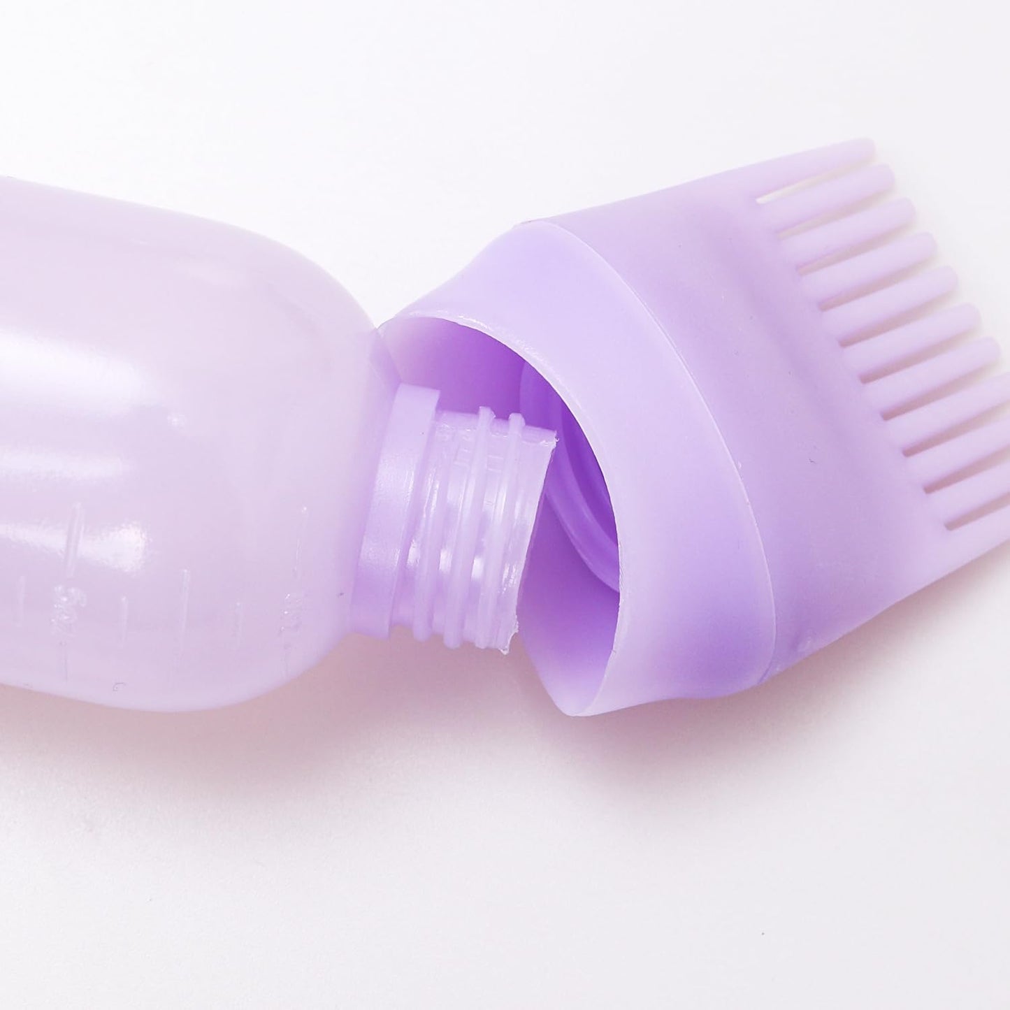 Hair Oil Applicator - 2 in 1 Root Comb &amp; Scalp Treatment Bottle with Graduated Scale for Salon &amp; Home DIY