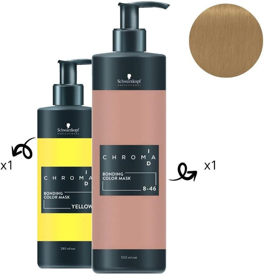Schwarzkopf Igora Chroma Id Color Mask 8-46 500ml, Standard, Único