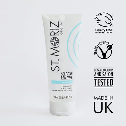 St Moriz FAKE AWAY Self Tan REMOVER 200ml In Shower Body Scrub to remove Self Tan