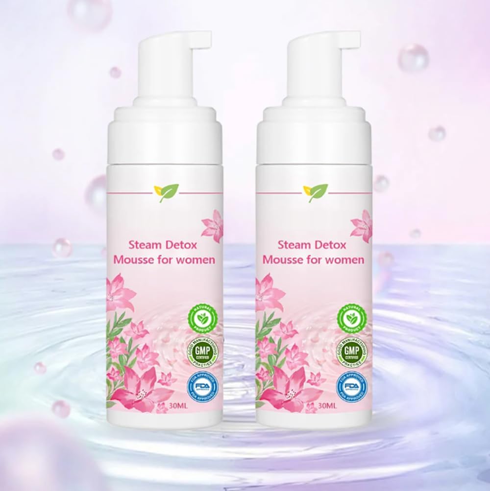 LEFUN Steam Detox Mousse for Women, LEFUN Mousse, LEFUN Detox Mousse, LEFUN Steam Mousse, For Women's Health (2PCS)