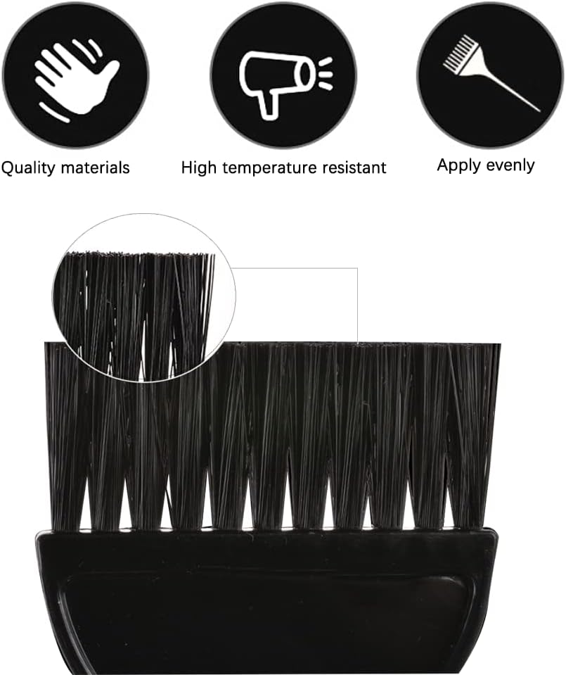 Hair Coloring Brush, 2 Pieces Hair Coloring Brushes, Hair Dye Brush, Dyeing Tools, for DIY hair dyeing in salon and at home（20cm x 6cm)