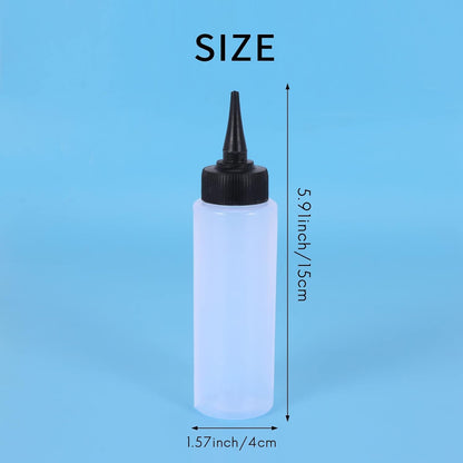 150ml Salon Hair Color Measuring Applicator Bottle Scale Hairdressing Tool