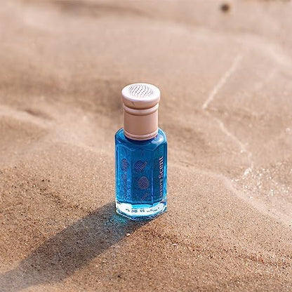 Perfume Oil Ocean Cedar 6ml Roll-On by Luxury Scent – Long Lasting Alcohol-Free Unisex Attar with Clean Fresh Musky Floral Arabian Inspired Notes, Travel Size Body Oil Fragrance for Men &amp; Women