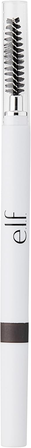 e.l.f. Instant Lift Brow Pencil, Dual-Sided, Precise, Fine Tip, Shapes, Defines, Fills Brows, Contours, Combs, Tames, Natural Brown, 0.18 g (Pack of 1)