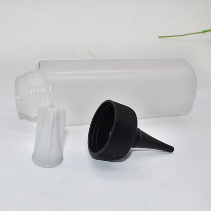 Hair Oil Applicator – PE 7.08x1.77 Inches | Squeeze Oil Applicator Bottle With Precision Nozzle | Scalp Oils Dispenser Comb Bottle For Hair Care Styling Salon Home And Travel Use