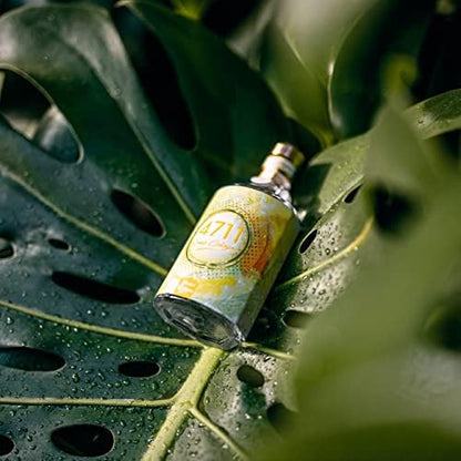 4711® Remix Cologne Lemon - Urban Summer | Eau de Cologne - Fruity - Spicy - Wild - The Lively Freshness of Lemon Remixed for Summer! | 100 ml Natural Spray Vaporisateur