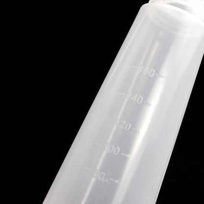AOVNA 2 Pieces 260ml Salon Hair Color Measuring Applicator Bottle Plastic Scale Hairdressing Tool (260ml)