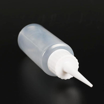 IRYNA 8Pcs Squeeze Applicator Bottles 50ml Plastic Squeeze Bottles Salon Hair Color Applicator Bottle for Paint Art, Craft, Liquids, Glue