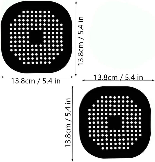 2 Pcs Silicone Drain Protector with Sucker, Sink Strainer Protector, Shower Drain Covers Hair Catcher, Strainer Plug Trap Filter for Bathroom, Bathtub, Kitchen