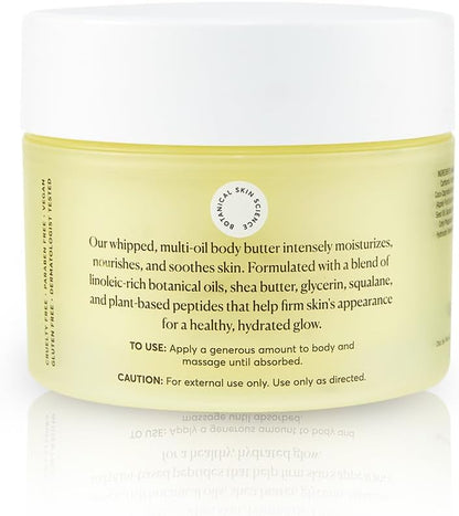 Naturium The Glow Getter Whipped Multi-Oil Body Butter, Firming Cream &amp; Body Moisturiser with Shea Butter, 7.7 fl oz