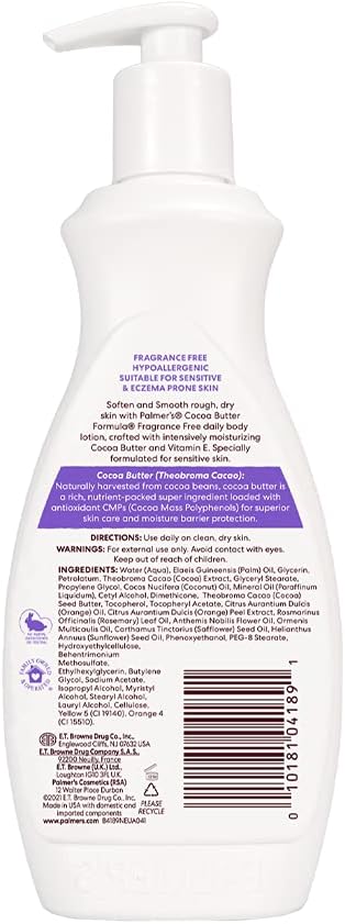 Palmer’s Cocoa Butter Fragrance Free Value Pack