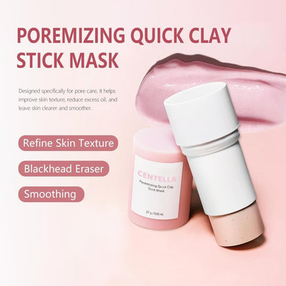 Centella Asiatica Pore Refining Mud Mask, 27g/0.95oz - Clinically proven to effectively cleanse blackheads and whiteheads, leaving skin smooth and refined with minimized pores after just one use.