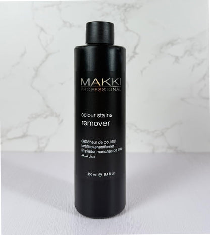 MAKKI DYE, TINT, COLOUR, STAIN &amp; SPOT REMOVER CLEANER FOR SKIN FACE EARS HANDS 250ml