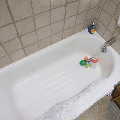ecooe 16 Pieces Non Slip Stickers Shower Stickers Bath Safety Strips Transparent Self-Adhesive Non Slip Strips Stickers for Bathtubs Showers with Acrylic Board for Positioning