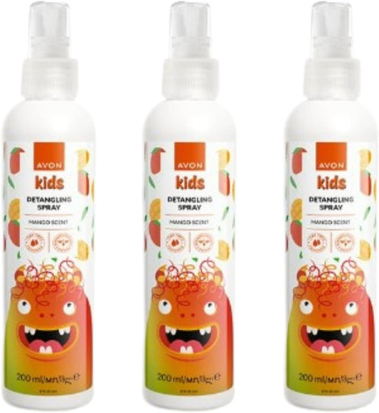3 x Avon Naturals Kids hair Tamer/detangling spray x 200ml