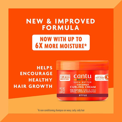 Cantu Coconut Curling Cream – A Slip‑y, Moisture‑Rich Boost for Your Curls