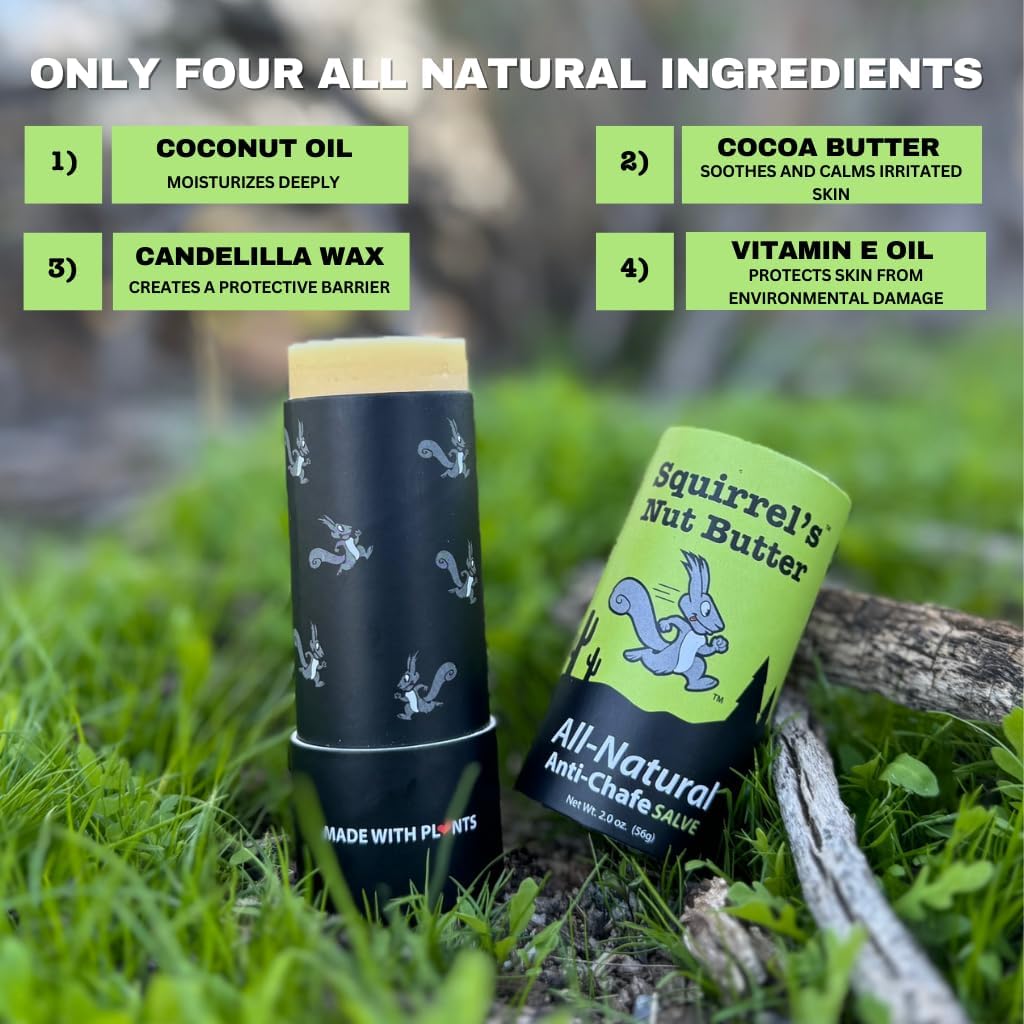 Squirrel's Nut Butter All Natural Compostable Tube