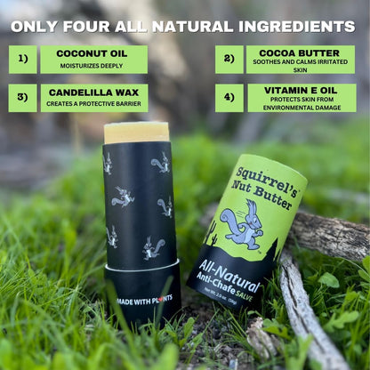 Squirrel's Nut Butter All Natural Compostable Tube