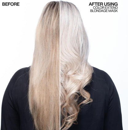 Redken | Hair Mask, For Blonde Hair, Violet Pigment, Reduces Brassiness, Color Extend Blondage Express Anti-Brass, 250 ml