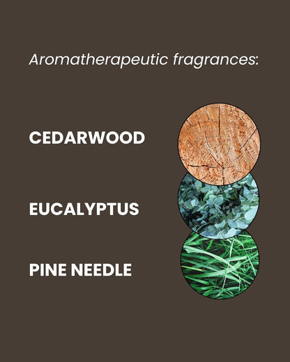 ManCave Cedarwood Mens Shower Gel, 500 ml, Body Wash, Natural Ingredients, Vegan, Eco-Conscious and Cruelty-Free, Fresh Woody Shower Gel for Men with Eucalyptus, Pine Needle, Body Wash for Men