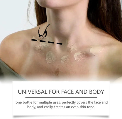 Body Coverage Perfector Waterproof&amp;Sweat-Resistant,All-in-One Body Foundation Full Coverage Leg Makeup,Complexion Perfector for Tattoos&amp;Spots,Natural Skin Tone Blending,Moisturizing Body Conceal Cream