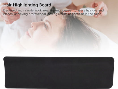 Hair Highlighting Board, Acrylic Balayage Board Hair Dye Board, Lightweight Foiling Board, Highlight Board for Hairstylist, Reusable Highlighting Comb, Balayage Kit for Hair