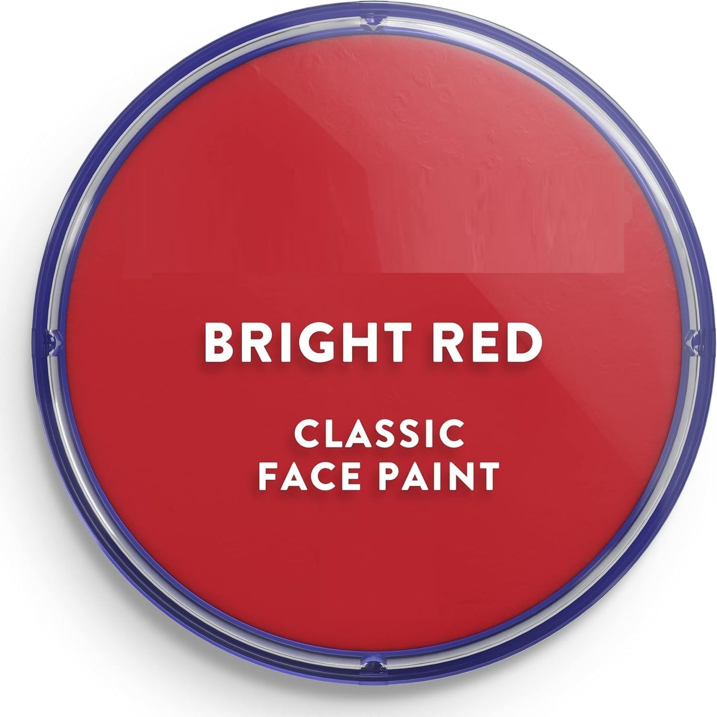 SK INFINITY | Classic Face and Body Paint 18 ml Professional Water Based, Single Cake Makeup Supplies for Adults (WHITE &amp; RED)