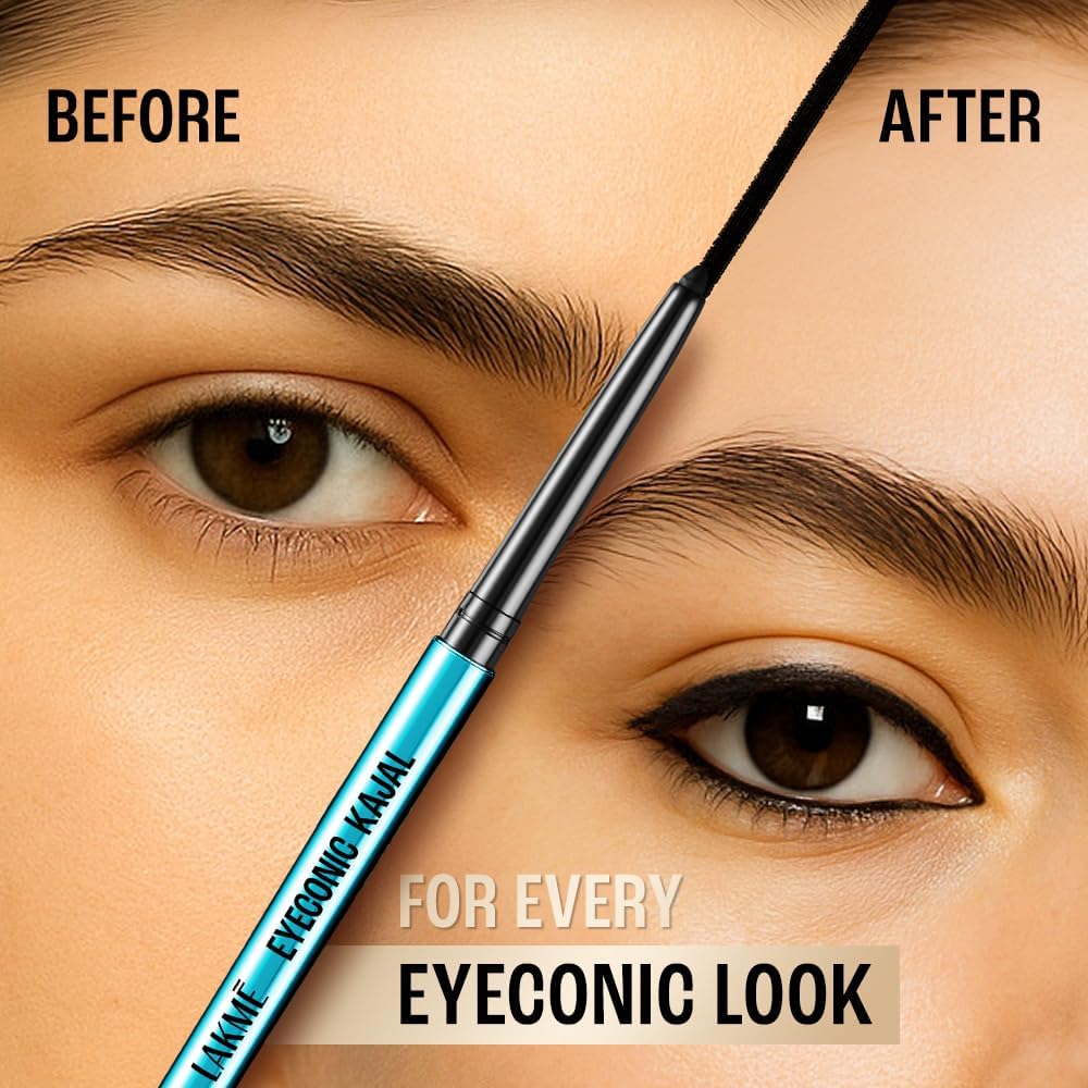 LAKMÉ Eyeconic Kajal - Twin Pack - 0.35g + 0.35g - Black