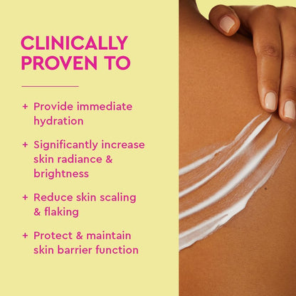 BYOMA Brightening Body Lotion (400ml) For Dull, Dehydrated Skin - Creamy Body Lotion with Niacinamide and Urea - Brightens and Evens Skin Tone