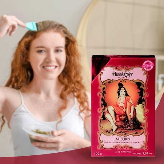 Fenny’s Creation Henne Color Auburn Henna Powder 100g (Pack of 3) With Free Cap henna for hair (AUBURN)