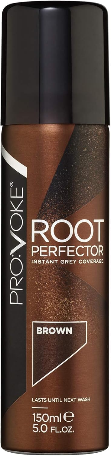 3 x150ml PROVOKE Root Perfector Instant Root Touch Up Spray - Brown