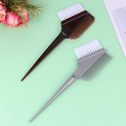 FRCOLOR 4pcs Hair Dye Coloring Brushes Set, Hair Tint Brush Applicator for Salon and Home Use