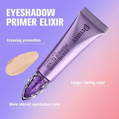 Eyeshadow Primer, Eye Primer, Eyelid Primer - Long-Lasting Eye Shadow Primer for Oily Lids, Helps Prevent Creasing, Sheer Tinted Base for Mature Skin