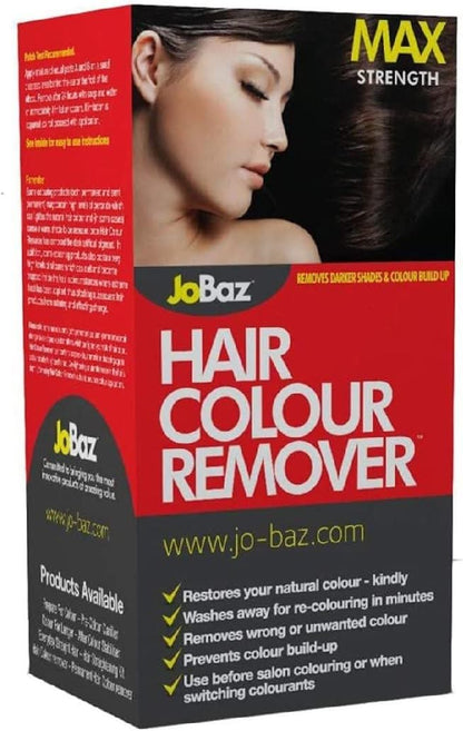 Jobaz Hair Colour Remover (Pack of 2) Max Strength - Gloves and Instructions Included – For Safe and Effective Removal of Undesirable Hair Colour
