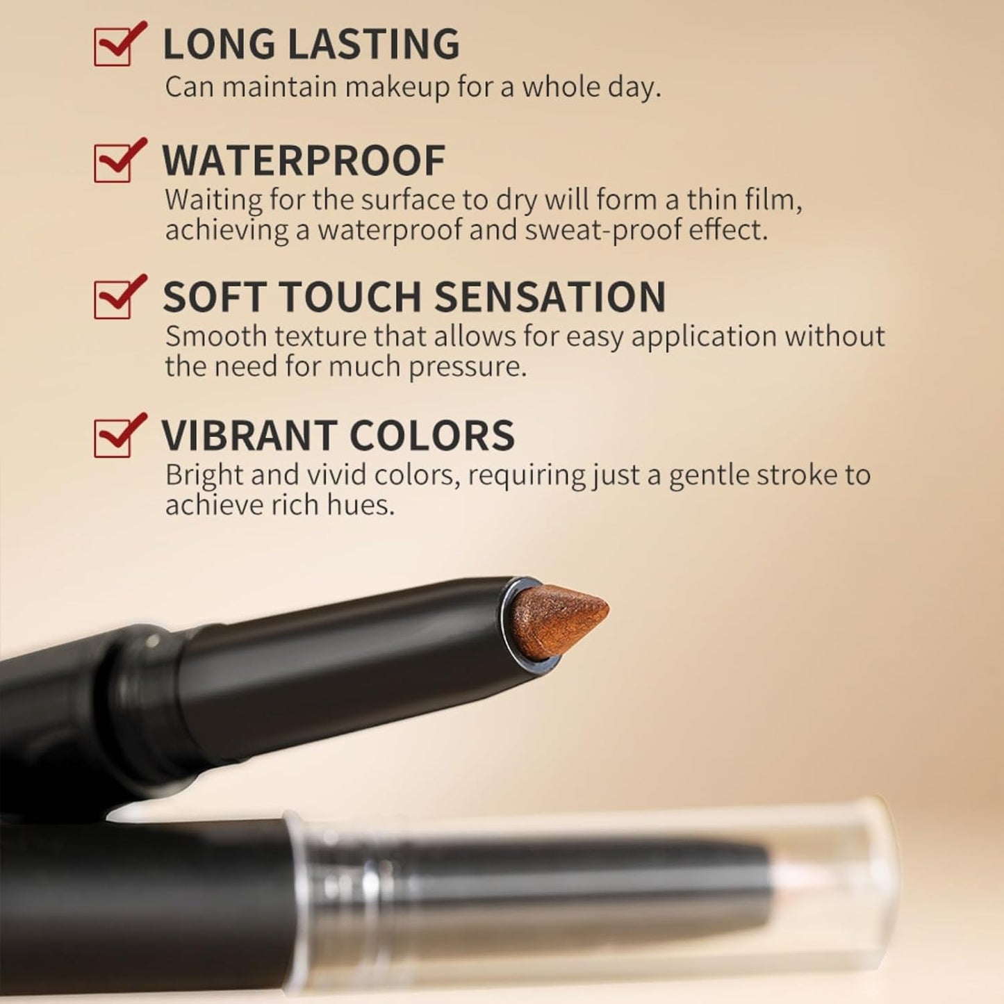 Gl/itter Eyeshadow Stick Set,Cream Eyeliner Pencil,Gl/itter Eyeshadow,Waterproof &amp; Smudge-Proof Formula,Safe Ingredients and Use Gently,Long and Lasting Eyeshadow Primer for Beginners,07+09+10