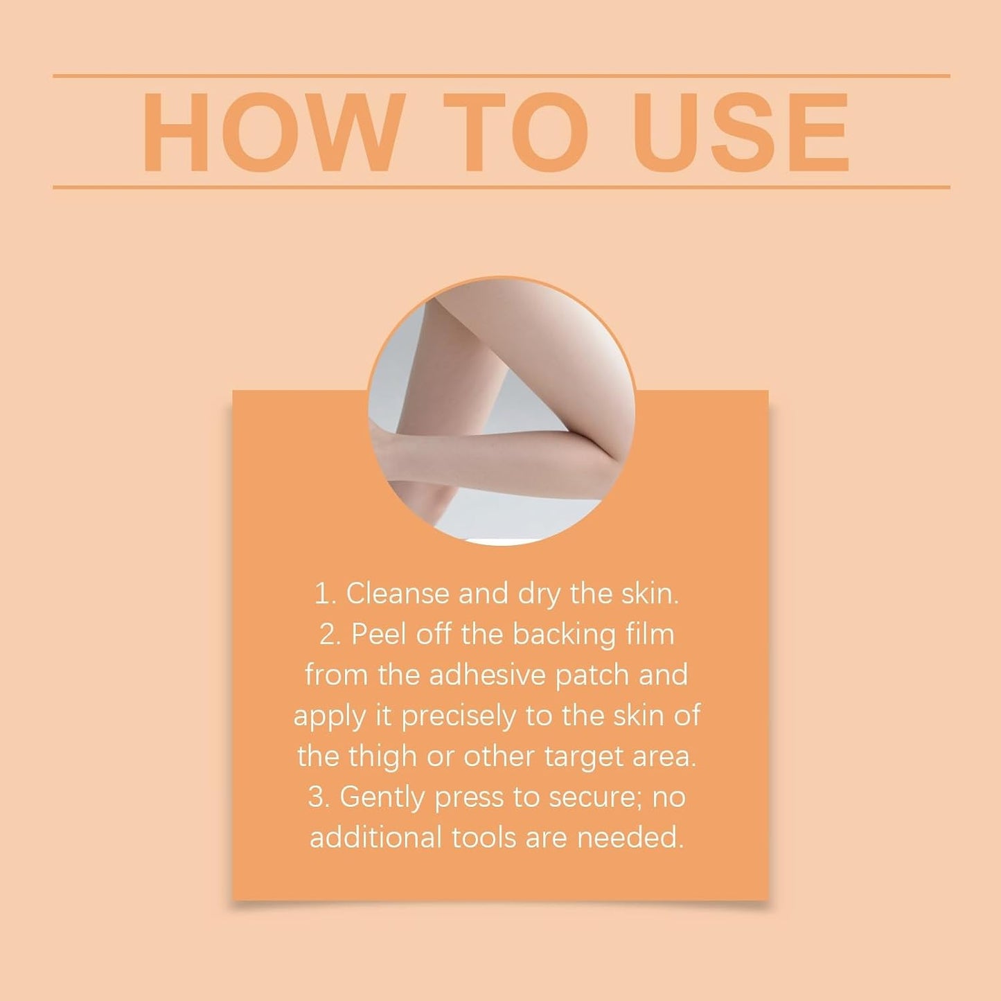 10pcs Waterproof Invisible Smooth Appearance of Loose Skin Patches,Skin Smooth Appearance of Loose S-kin Patches for Legs &amp; Body,Body S-kin Adhesive Pat-ches Tape,Transparent &amp; Comfortable,Easy to Use