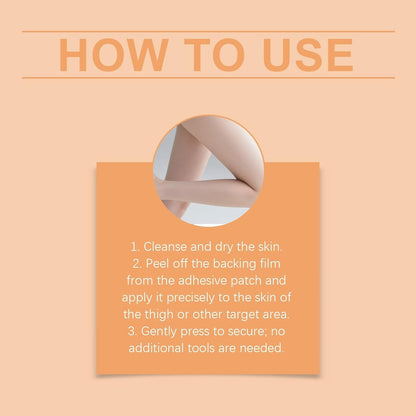 10pcs Waterproof Invisible Smooth Appearance of Loose Skin Patches,Skin Smooth Appearance of Loose S-kin Patches for Legs &amp; Body,Body S-kin Adhesive Pat-ches Tape,Transparent &amp; Comfortable,Easy to Use