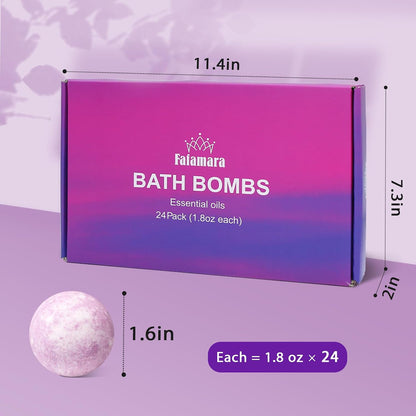 Why the Fafamara 24‑Piece Bath Bomb Set feels like a mini spa
