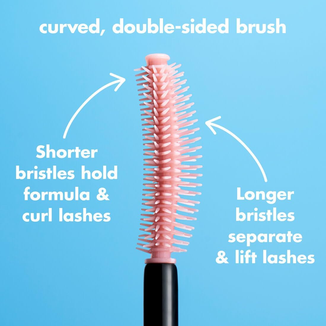 e.l.f. Lash 'N Roll Mascara, Curling Mascara For Visibly Lifted Lashes, Lifts &amp; Separates Lashes. Long-Lasting Formula, Vegan &amp; Cruelty-Free, Black