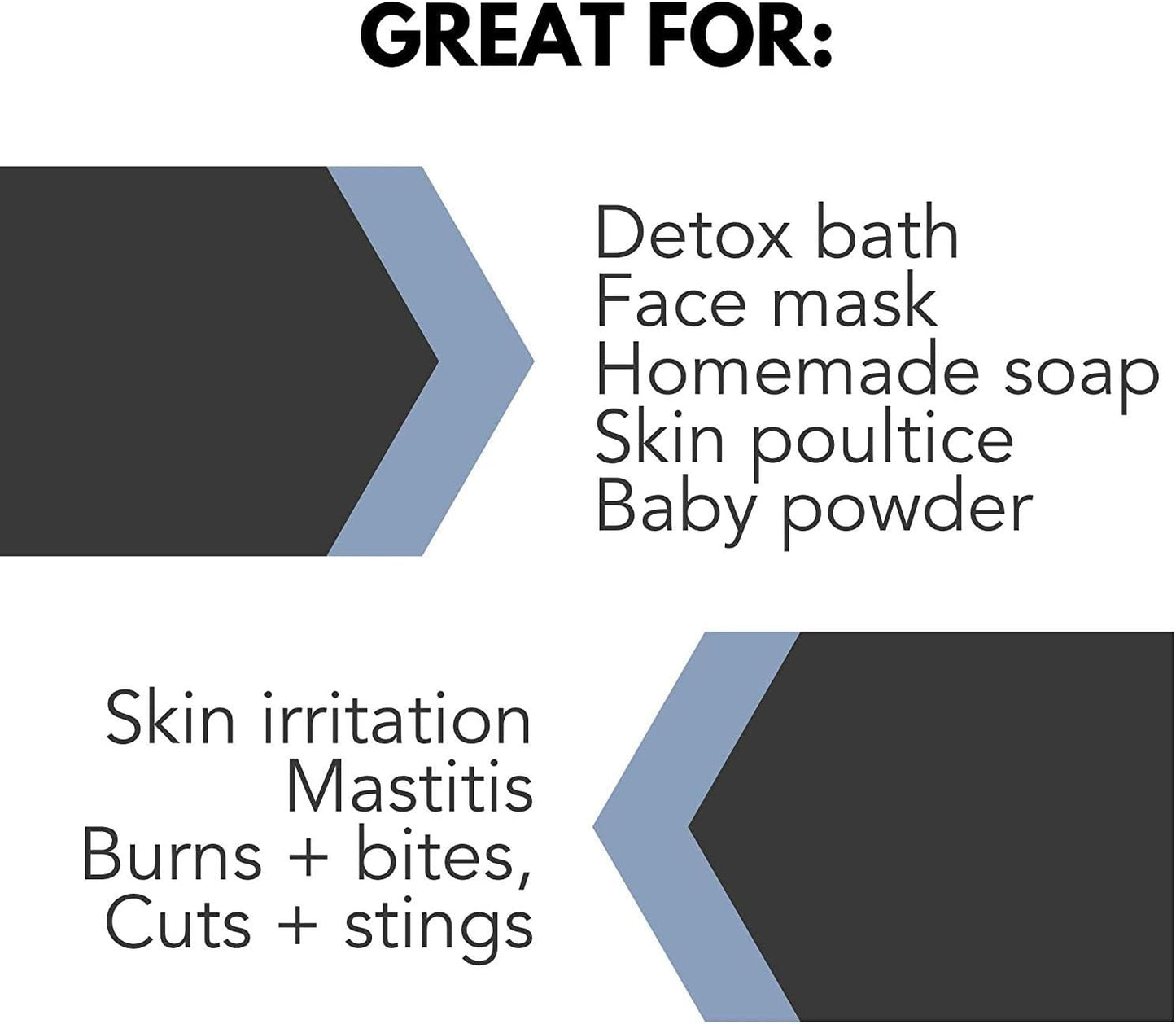 Pure Body Naturals Bentonite Indian Healing Clay - 16 Oz - 100% Pure Sodium Bentonite - Therapeutic Grade - Face Skin Care, Deep Skin Pore Cleansing, Detoxifying, Revitalization