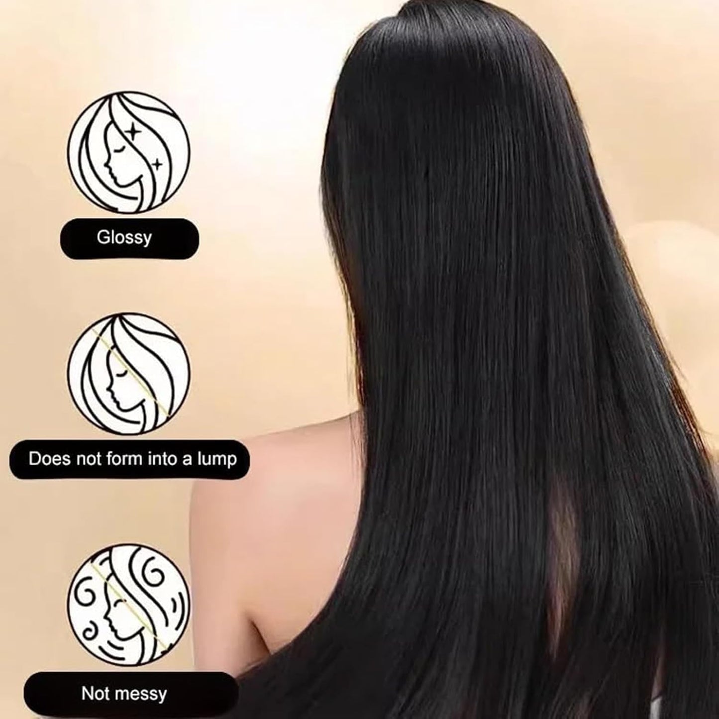 Truametop Hair Dye Stick, 2 In 1 Hair Color Stick, Waterproof And Sweat-Proof Hair Dyestick, Root Touch Upstick, Quick And Easy Coverage, For Women &amp; Men (Brown)