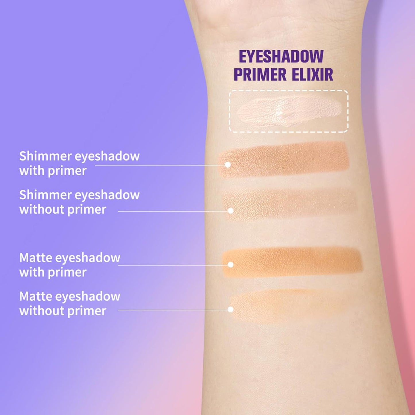 Eyeshadow Primer - Lightweight Eye Primer for a Smooth Lid Base, Even Colour Payoff &amp; Everyday Wear, Eyelid Primer for Mature Skin